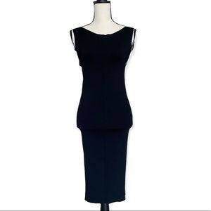 MP | C Mid Length Open Back Sleeveless Knit Dress